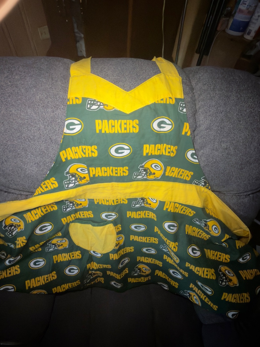 Green Bay Packers Yellow & Green Fan Apron